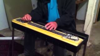 Video thumbnail for Fender 1000 pedal steel with an Alumitone P90 pickup by Dave Zirbel