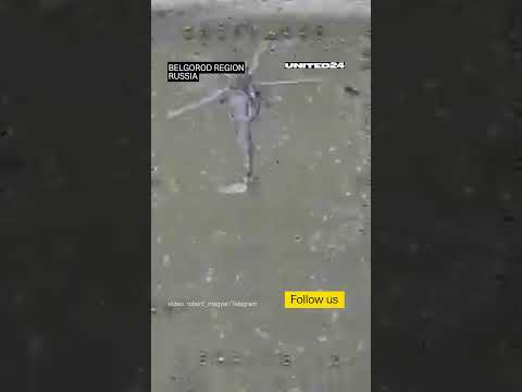 Ukrainian FPV Drone Shot Down Russian Mi-28 Helicopter #warinukraine