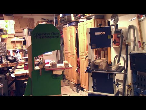 The Woodpecker Ep 207 -   Bandsaw chalenge,  My wooden saw compared with a store bought one