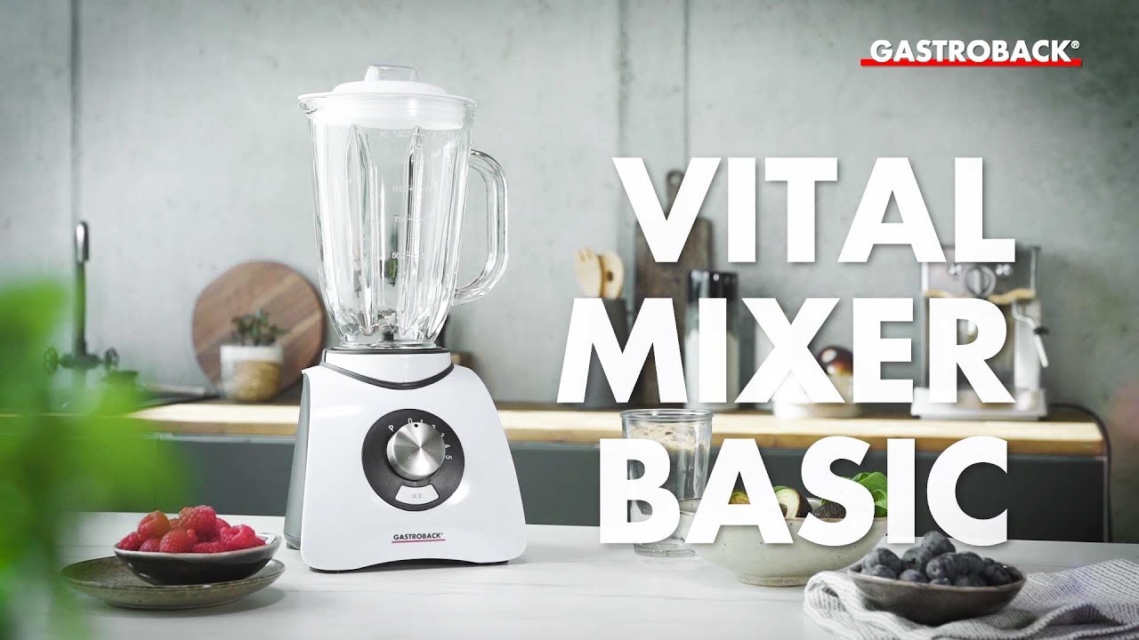 Gastroback Mixeur Vital Mixer Basic Blanc