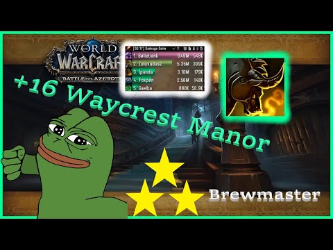 +16⭐⭐⭐ Waycrest Manor l Brewmaster Monk l Season 3 l +Talents