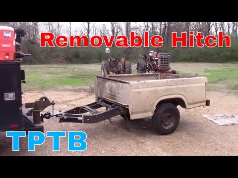 Removable trailer hitch build.