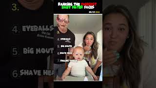 Ranking the Funniest Baby Filter Faces (Part 1) No.1 is GOLD!🤣 #funny #baby