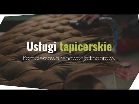 Maria Mirowska Firma Usługowa - Tapicerstwo Meblowe - video