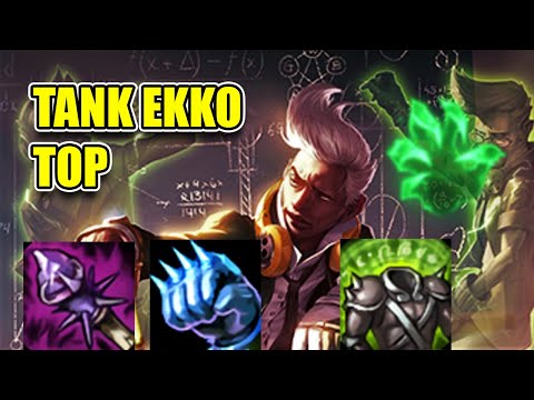 Tank ekko in the top lane! League of Legends Highlights