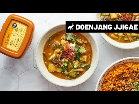 Doenjang Jjigae | Korean Recipe | Vegan Soup | Umami