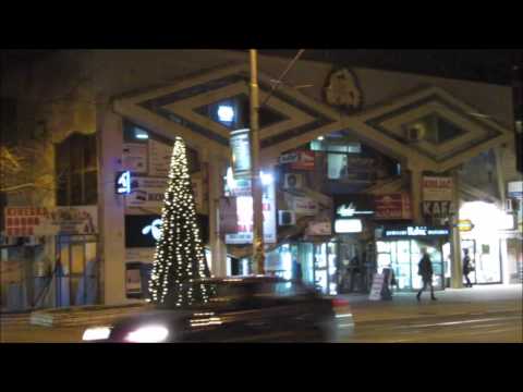 Banovo brdo & Savski venac, Belgrade, by night