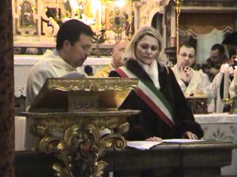 "AZATA" Patto d'amore e di fedeltà verso San Rocco letto dal commissario prefettizio-Girifalco 2011