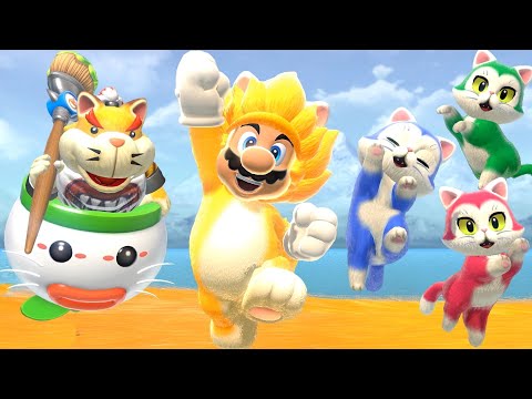 Super Mario 3D World + Bowser's Fury - True Final Boss + All Endings