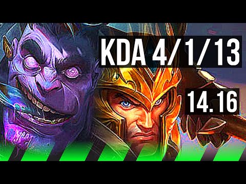 DR. MUNDO vs JARVAN IV (JGL) | 4/1/13, Rank 15 Mundo | EUW Challenger | 14.16