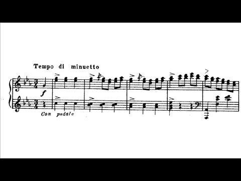 Rachmaninoff plays Bizet - L’arlésienne Suite No. 1: II. Minuet