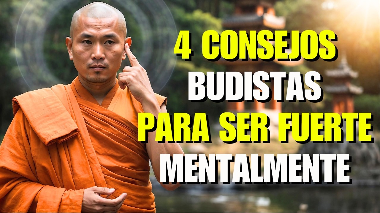 4 CONSEJOS Budistas para ser FUERTE MENTALMENTE