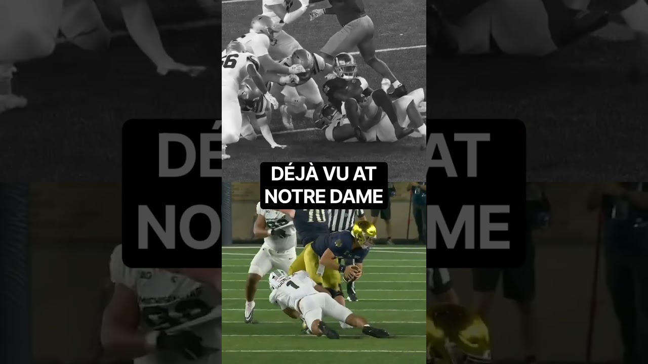 Video thumbnail for Jeremiyah Love 🤝 CJ Carr #GoIrish #shorts