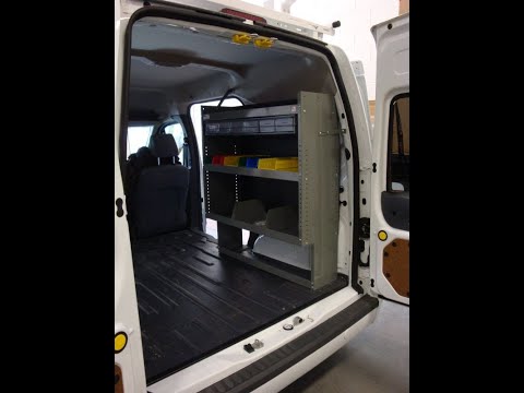 Transit Connect Compact Van Shelving Storage System.