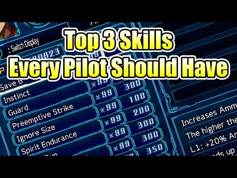 Top 3 Skills Every Pilot Should Have | Super Robot Wars V X T 30