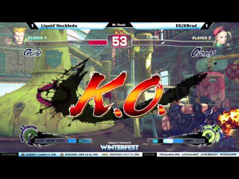 "BBR" USF4 At CEO Winterfest 2016 - Liquid 'NuckleDu vs EG KBrad  (1080p HD)