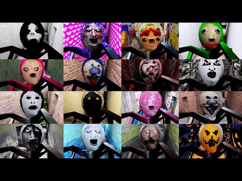 Spider Angeline Jumpscare Battle | Granny 1.8.2 All Latest Mods Spider Angeline Jumpscares Top 30