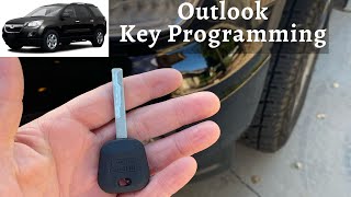 How To Program A Saturn Outlook Key 2007 - 2010 DIY Transponder Chip Ignition - All Keys Lost