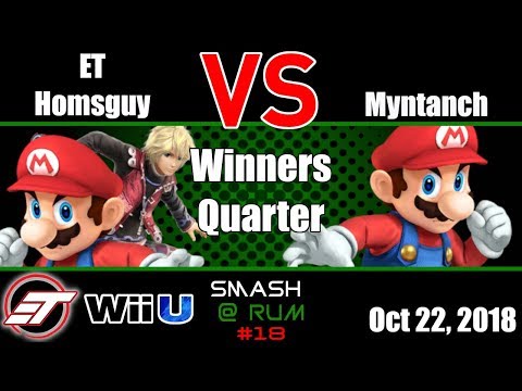 SAR18 - SSB4 Winners Quarter - ET Homsguy (Mario/Shulk) VS Myntanch (Mario)