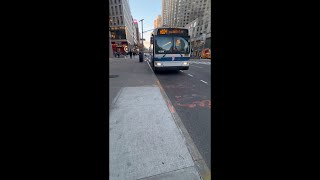 Manhattan, New York - M104 Bus Route - Clean Air Hybrid Electric Bus