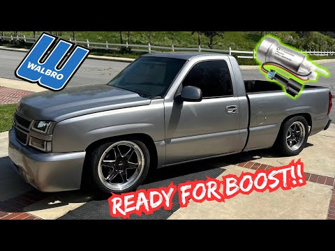 CAMMED SILVERADO GETS A WALBRO 450 FUEL PUMP!! INSTALL!