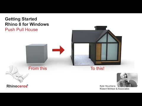 Rhino 8 - building a house with Push Pull (new!)
