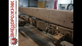 ГАЗ Соболь 4х4 Баргузин. Замена штатной рамы на раму от ГАЗ 53