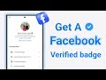 How Do I Get A Facebook Verification Badge