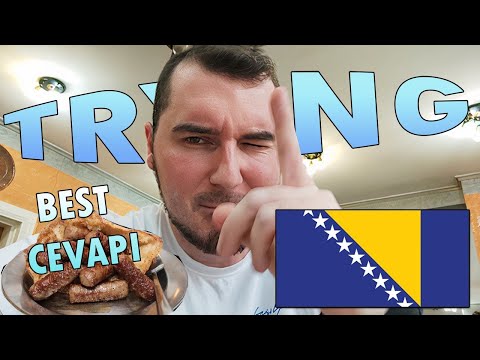Eating The BEST Cevapi in Bosnia