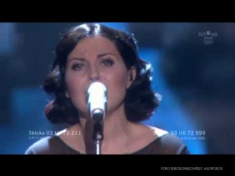 Melodifestivalen 2010 D2 - Innan alla ljusen brunnit ut - Anna Maria Espinosa