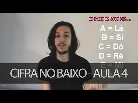 Aprendendo Cifra no Contrabaixo - Aula 4 - Uso da quinta