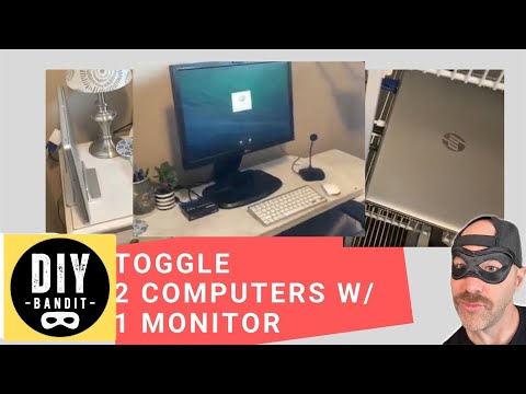 ️🔥 Two Computers with One Monitor?➔ Quickly & Easily Toggle Between Home & Work Computers (PC + Mac)