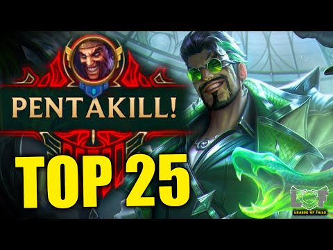 Top 25 PENTAKILL (Satisfying, 1v5, 200IQ, Insane)