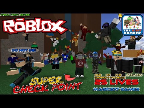 Roblox: Super Check Point - Can You Reach The End With 25 Lives? (Xbox One Gameplay) Video