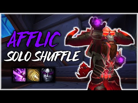 My First SOLO SHUFFLE! - WoW Shadowlands 9.2 Affliction Warlock PvP