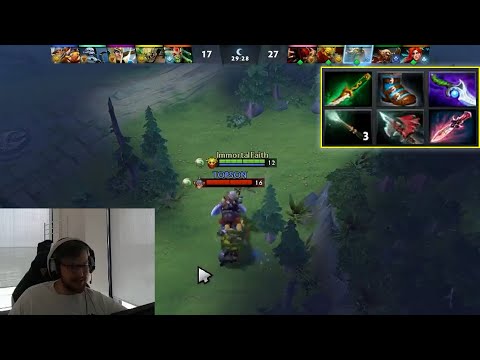 "TOPSON has a Diffu on Techie, what the F%*K is that build?" -Qojqva on Topson's right click techies