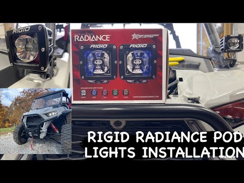 How To Wire Up Rigid Radiance Pod Lights On A Polaris RZR