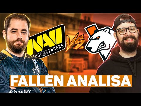 FALLEN e MCH ANALISA - NAVI VS VP - [INFERNO]