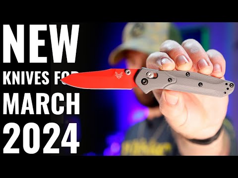 New Knives For March 2024 | Benchmade, Kershaw, KaBar, CRKT, Bear & Son, & Jack Wolf