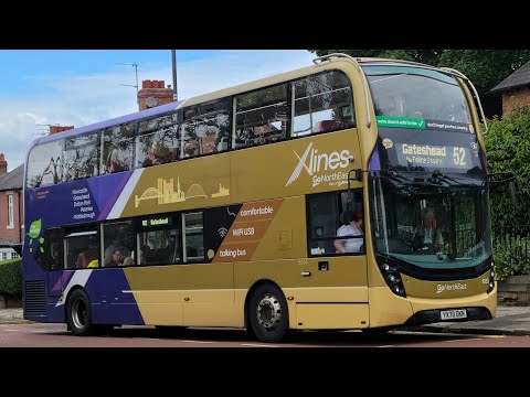 *UNBELIEVABLY RARE ON THE 52* GNE 52 to Gateshead - Go North East 6353 - YX70 OKN