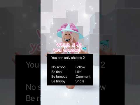 || WHICH 2 DO YOU CHOOSE?🤩💘🙌 || (ROBLOX TREND) || #shorts #roblox #trend ||