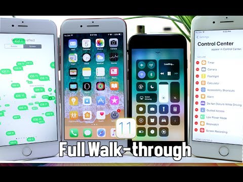 iOS 11 Full Walk-through Video