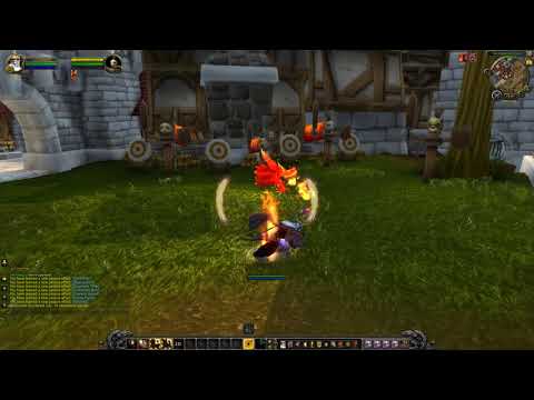 WOW Animations - Allied Races - Lightforged Draenei Fire Mage (male)
