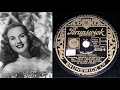 78 RPM – Deanna Durbin – My Own (1939)