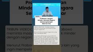 Pesan Prabowo Minta Rakyat Tak Minder: Banyak Negara Sekarang Belajar MBG ke Kita