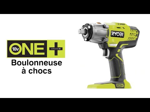 Boulonneuse à chocs 18V ONE+™ - 3 modes - 1 batterie 2,0 Ah - R18IW3-120S RYOBI
