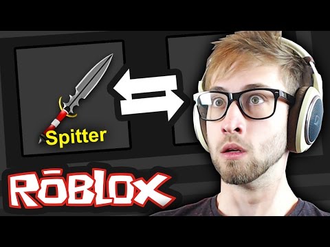 Roblox - Murder Mystery 2 - GOLD KNIFE TRADING & UNBOXING!??