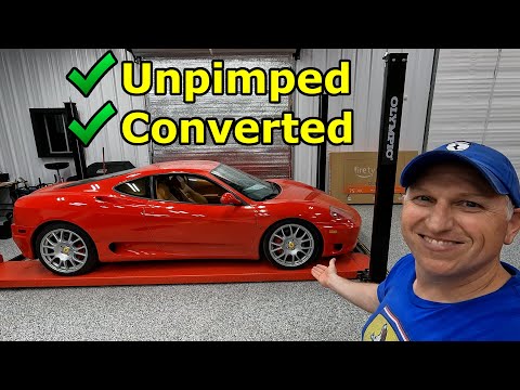 Ferrari 360 Timing Belts and Manual Conversion Finished on the Unpimp My Ride Project