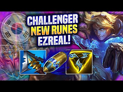 KOREAN CHALLENGER EZREAL NEW RUNES ARE BROKEN! 🎇FIRST STRIKE🎇 - Korean Challenger Ezreal vs Draven!