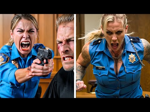 Top 10 DIRTY COPS Reacting to OUTRAGEOUS Sentences